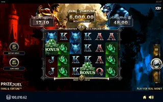 Fang & Fortune – Feature in play