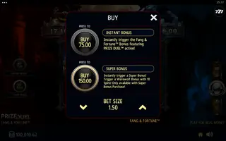 Fang & Fortune – Bonus buy