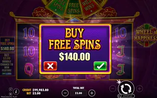Wheel of Happiness – Bonus buy