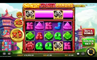 Candy Crazed Pandas DoubleMax – Winning spin