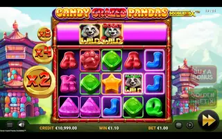 Candy Crazed Pandas DoubleMax – Winning spin