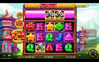 Candy Crazed Pandas DoubleMax – Winning spin