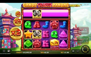 Candy Crazed Pandas DoubleMax – Winning spin