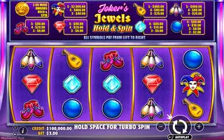 Joker’s Jewels Hold & Spin – Base game