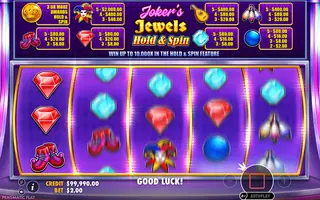 Joker’s Jewels Hold & Spin – Base game
