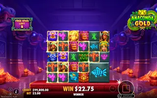 Anaconda Gold – Winning spin