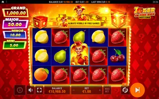 Joker in the Box Hotfire – Feature in play
