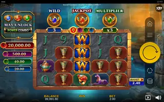 Eternal Guardians: Anubis POWER COMBO – Feature in play