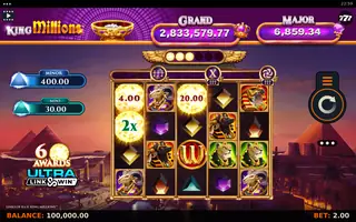 Links of Ra II King Millions – Feature in play