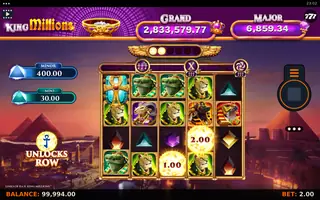 Links of Ra II King Millions – Feature in play