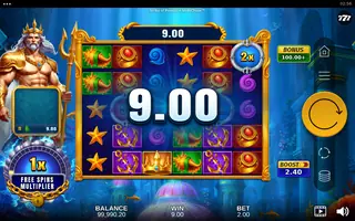 Strike of Poseidon MultiChase – Feature in play