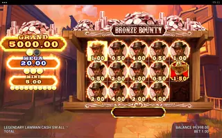 Legendary Lawman Cash ‘Em All – Bonus round
