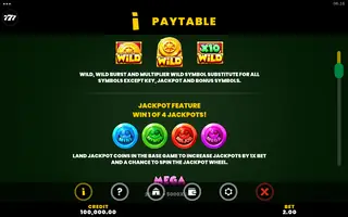 Penguin Heist – Paytable