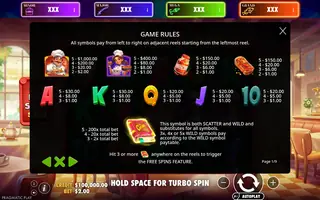Book of Chilli – Big Bass Jackpot Bonanza – Paytable