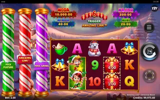 Amazing Link Christmas Boost – Feature in play