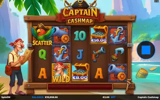 Captain Cashmap – Feature in play