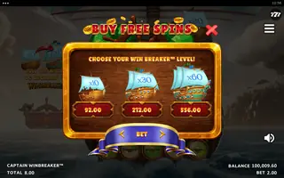 Captain Winbreaker – Bonus buy