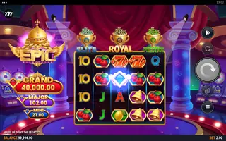 House of Spins the Legacy – Feature in play