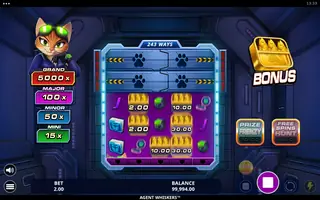 Agent Whiskers – Winning spin
