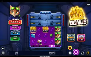 Agent Whiskers – Winning spin