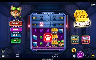 Agent Whiskers – Feature in play