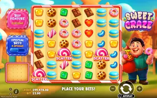 Sweet Craze – Feature in play