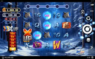 Wolf Prime Diamond X UP – Feature in play