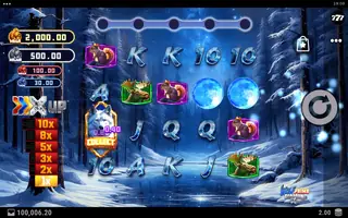 Wolf Prime Diamond X UP – Feature in play