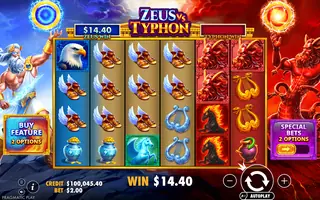 Zeus vs Typhon – Winning spin