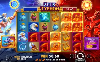 Zeus vs Typhon – Winning spin