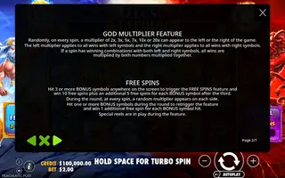 Zeus vs Typhon – Game rules