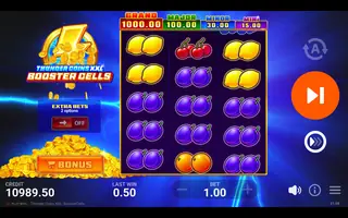 Thunder Coins XXL: Booster Cells – Winning spin