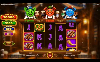Piggyfest Bonanza – Feature in play