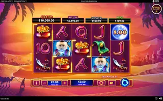 Fire Blaze: Jinns Moon – Winning spin