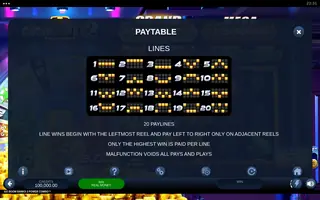 333 Boom Banks 2 POWER COMBO – Paytable
