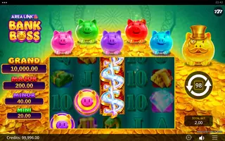 Area Link Bank Boss – Feature in play