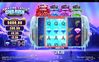 Amazing Catch Cold Rush Power Combo – Bonus round