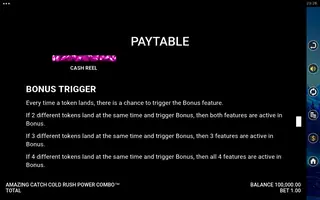 Amazing Catch Cold Rush Power Combo – Game rules