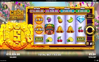 Cash Fortress – Feature in play