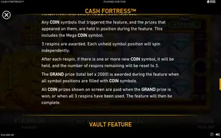 Cash Fortress – Game rules