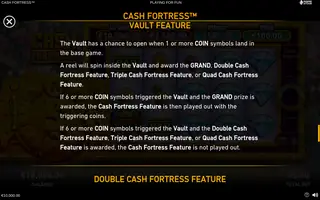 Cash Fortress – Game rules