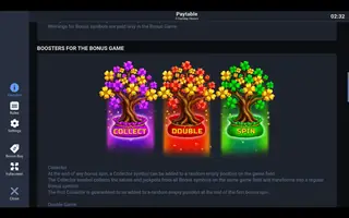 3 Flaming Clovers – Paytable