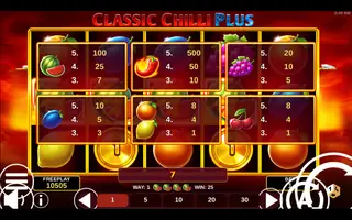 Classic Chilli Plus – Winning spin