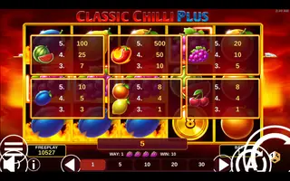 Classic Chilli Plus – Winning spin