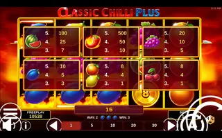 Classic Chilli Plus – Winning spin
