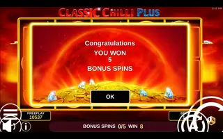 Classic Chilli Plus – Bonus round