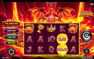 Amazing Cash Dragonfire – Winning spin