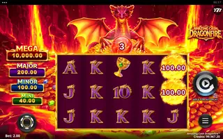 Amazing Cash Dragonfire – Winning spin