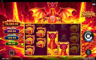 Amazing Cash Dragonfire – Feature in play