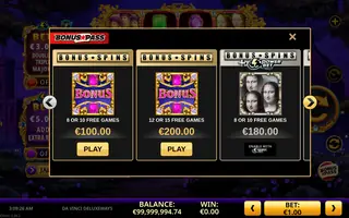 Da Vinci DeluxeWays – Bonus buy